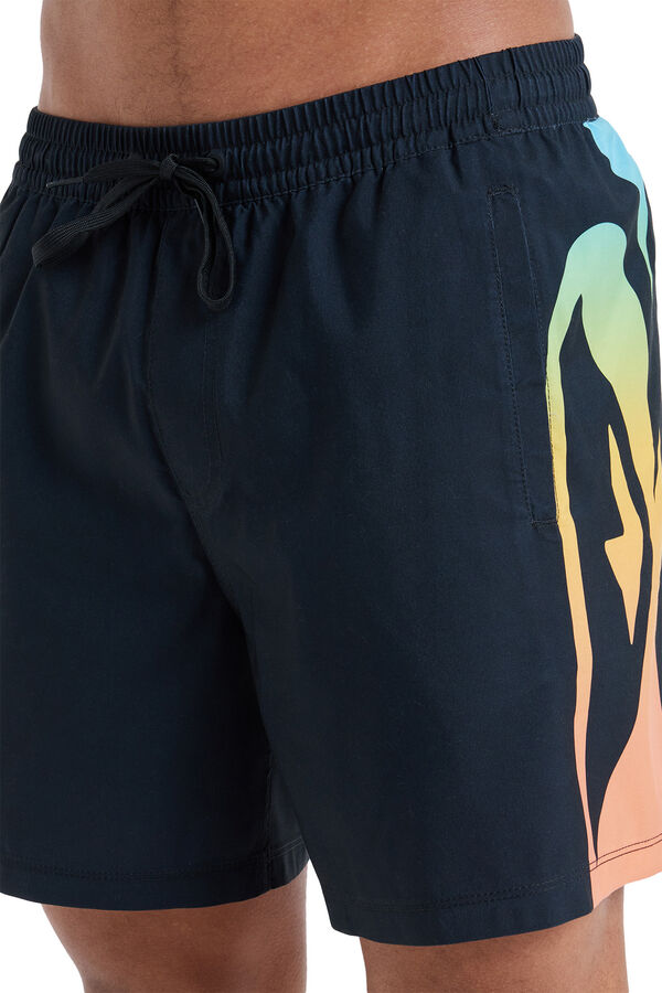 Quiksilver Everyday Holmes 16" - Shorts de Nata&ccedil;&atilde;o Masculino preto