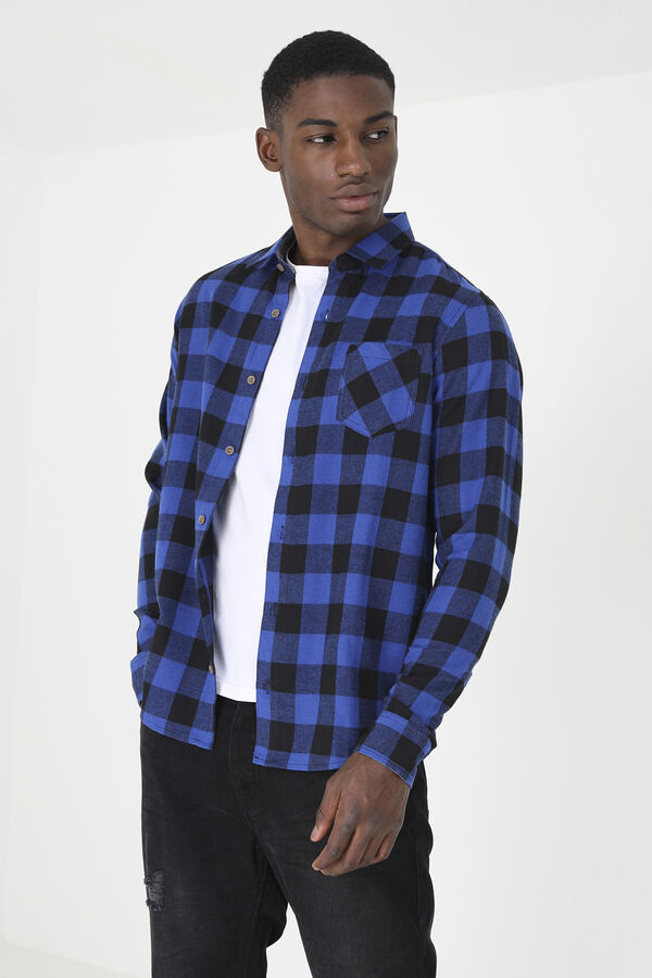 Franela Camisas Cuadros Grandes Hombre Camisa De Franela A Cuadros