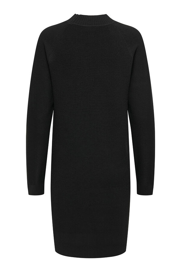 JDY Vestido curto de malha preto