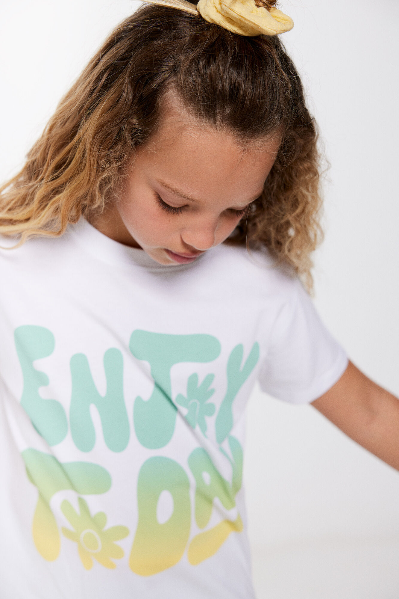 Springfield Kids T-shirt Enjoy Today menina