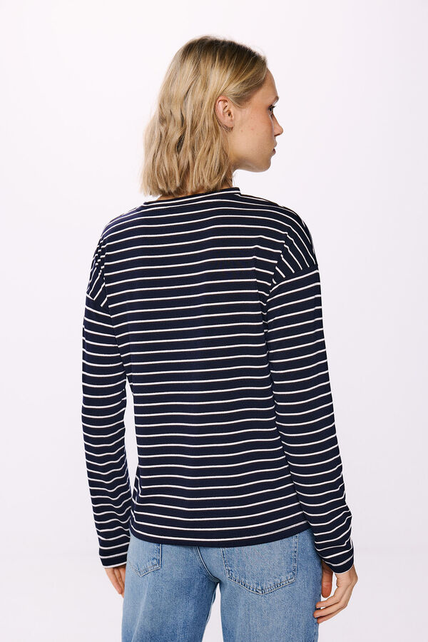 Springfield Camiseta rayas azul