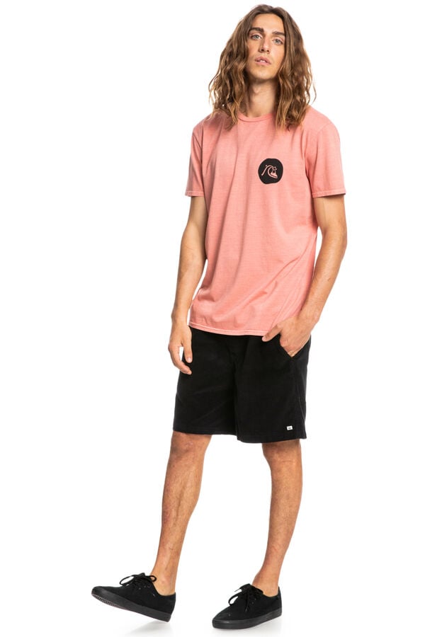 Springfield Camisa de manga curta para Homem rosa