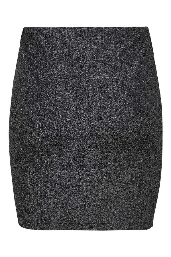 Springfield Mini falda ajustada lúrex negro