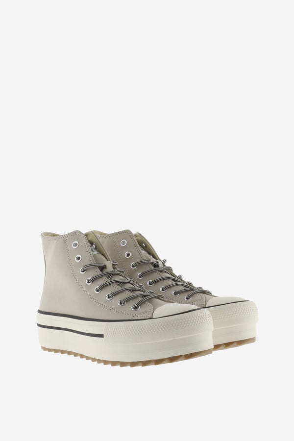 Victoria Zapatillas abotinadas de efecto piel nude