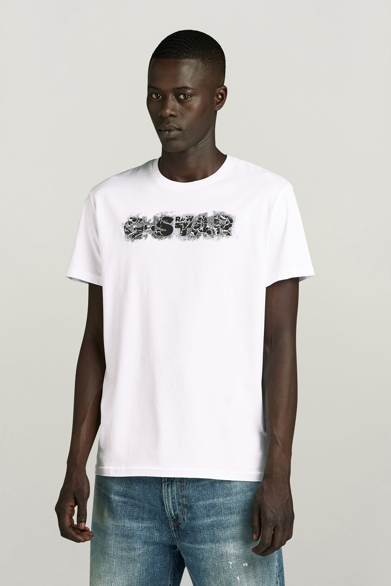 G-STAR Camiseta Distressed Logo