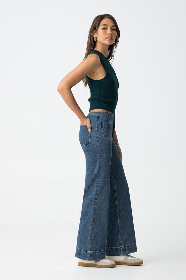 Tiffosi Jeans Sarah Wide Leg azul