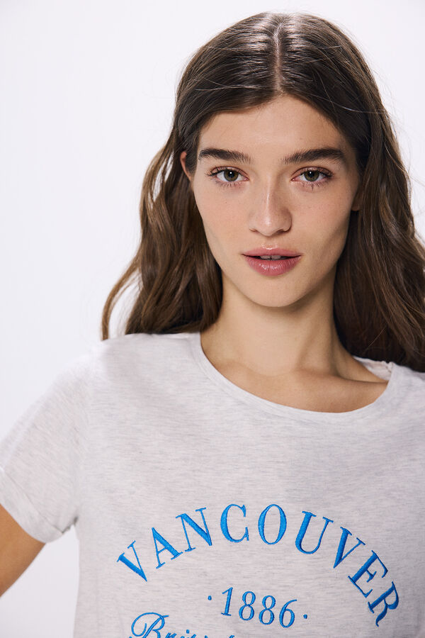 Springfield Camiseta gr&aacute;fica gris