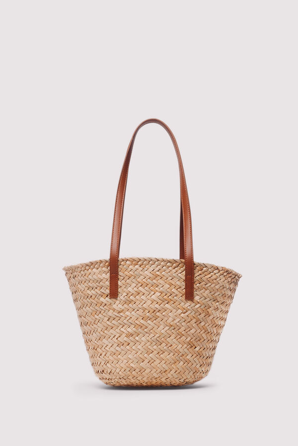 Springfield Bolso cesto asas marr&oacute;n