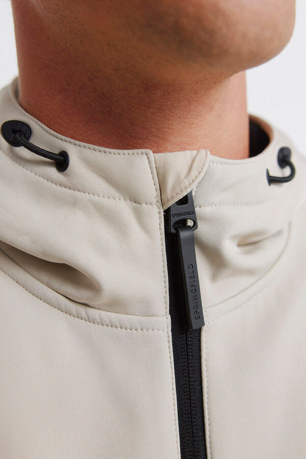 Springfield Chaqueta softshell capucha nude