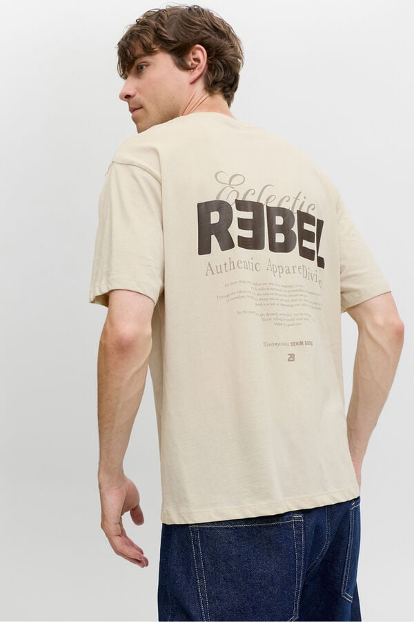 JJ REBEL Camiseta regular fit gris