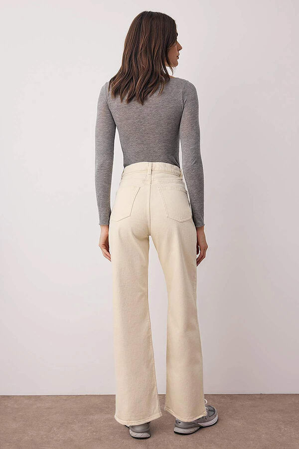 Trendyol Jeans wide leg bege