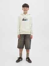 Jack & Jones Junior Sweatshirt de regular fit branco