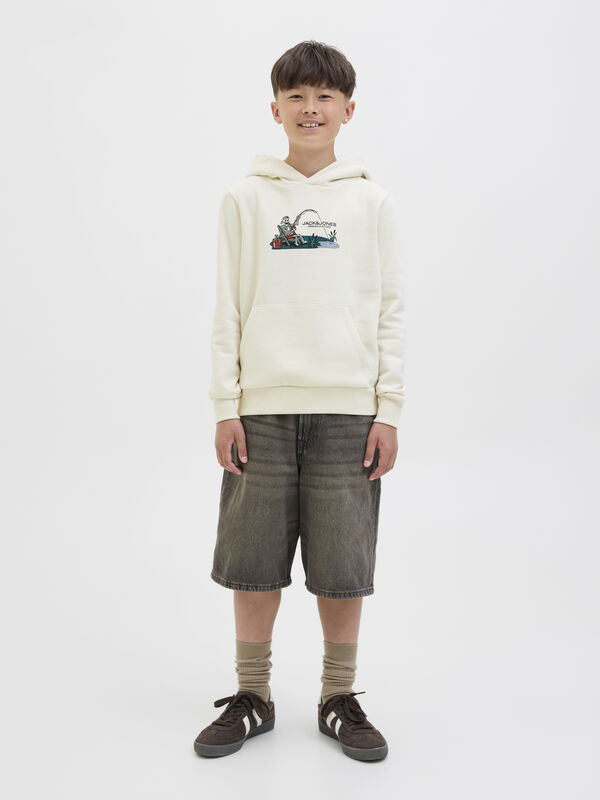 Jack & Jones Junior Sweatshirt de regular fit branco