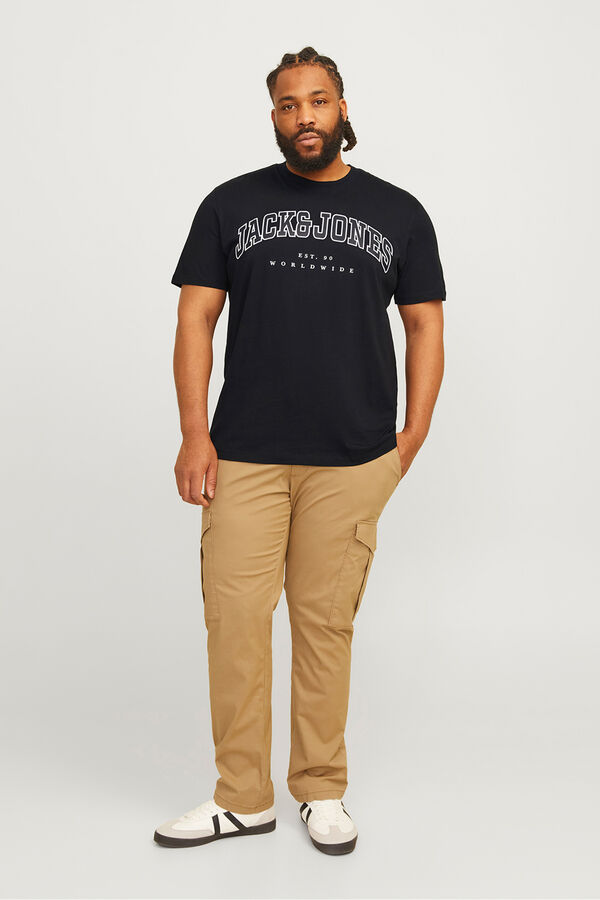 Jack & Jones PLUS Camiseta regular fit PLUS negro
