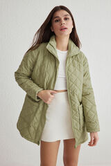 Trendyol Sobretudo acolchoado  verde