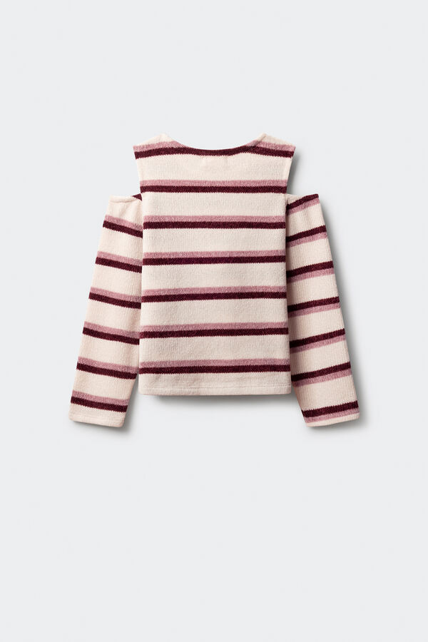 Springfield Kids Camiseta chenilla hombros descubiertos ni&ntilde;a rosa