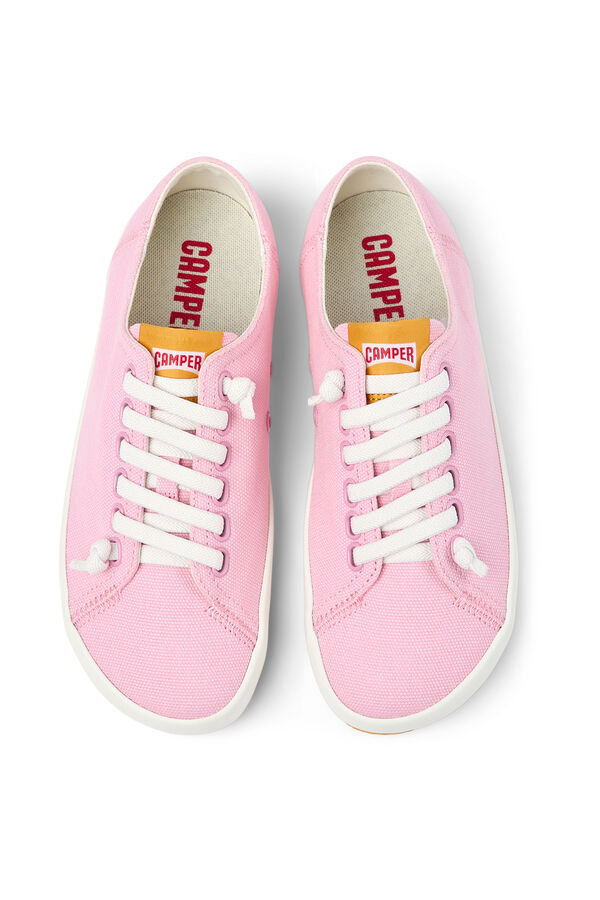 Camper Sabrinas em nobuk azuis para mulher rosa