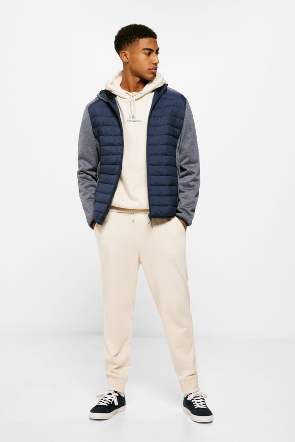 Springfield Casaco combinado capuz azul