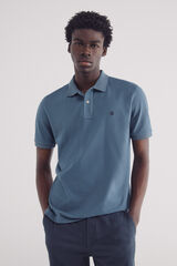 Springfield Polo piqué básico regular fit azul