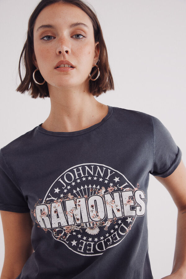 Springfield Camiseta "Ramones" gris