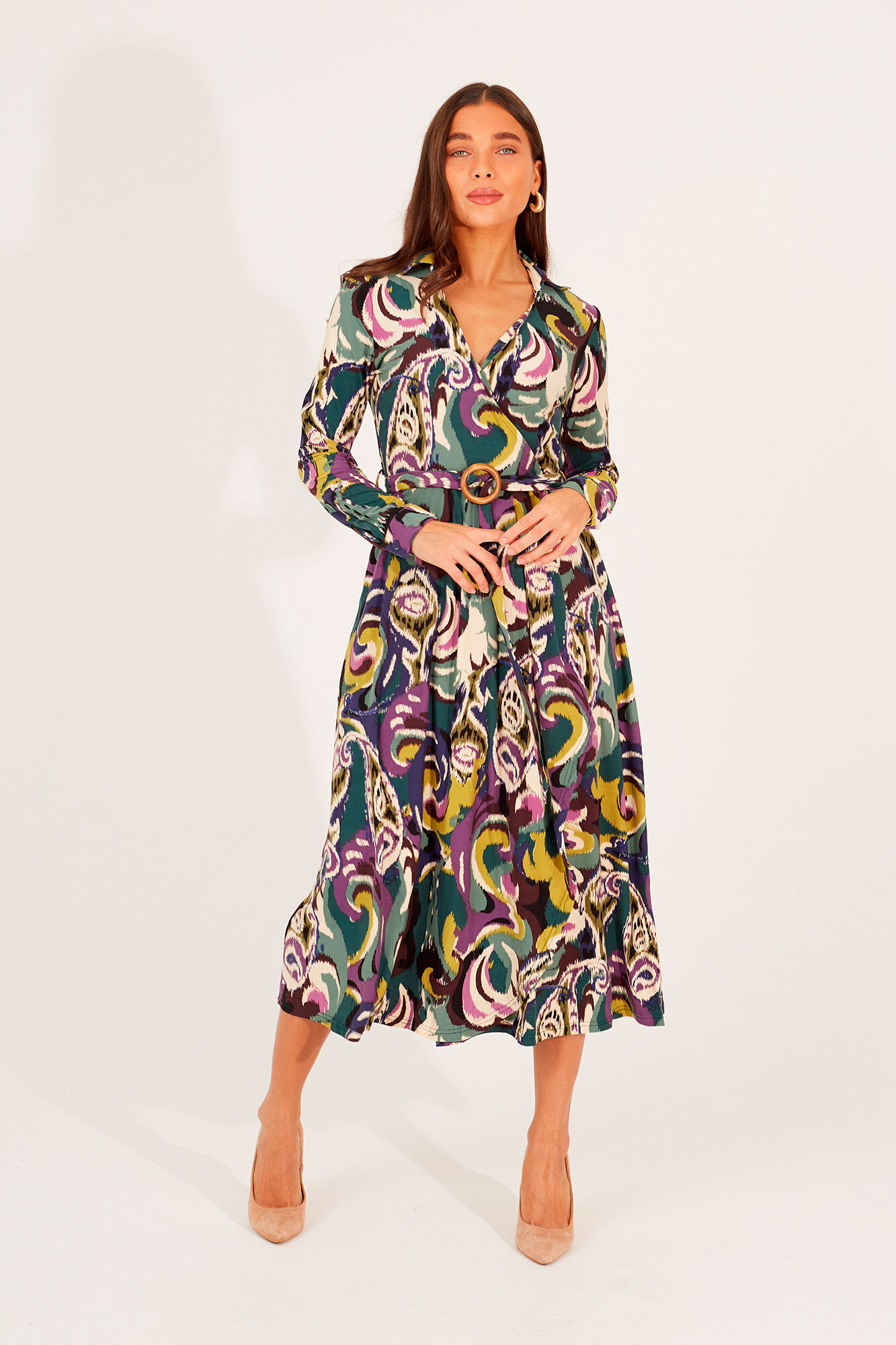 Brave Soul Vestido largo de manga larga