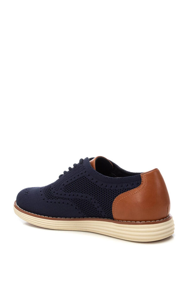 XTI sapato masculino t&ecirc;xtil  azul