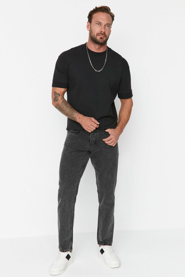 Trendyol Jeans regular de hombre gris