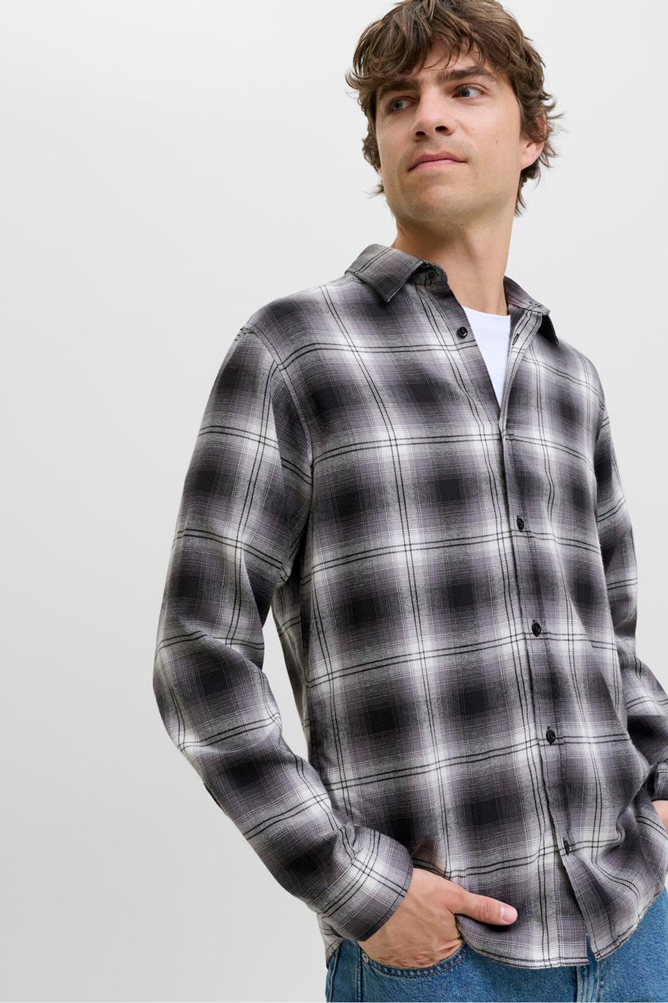 JJ REBEL Camisa regular fit cuadros