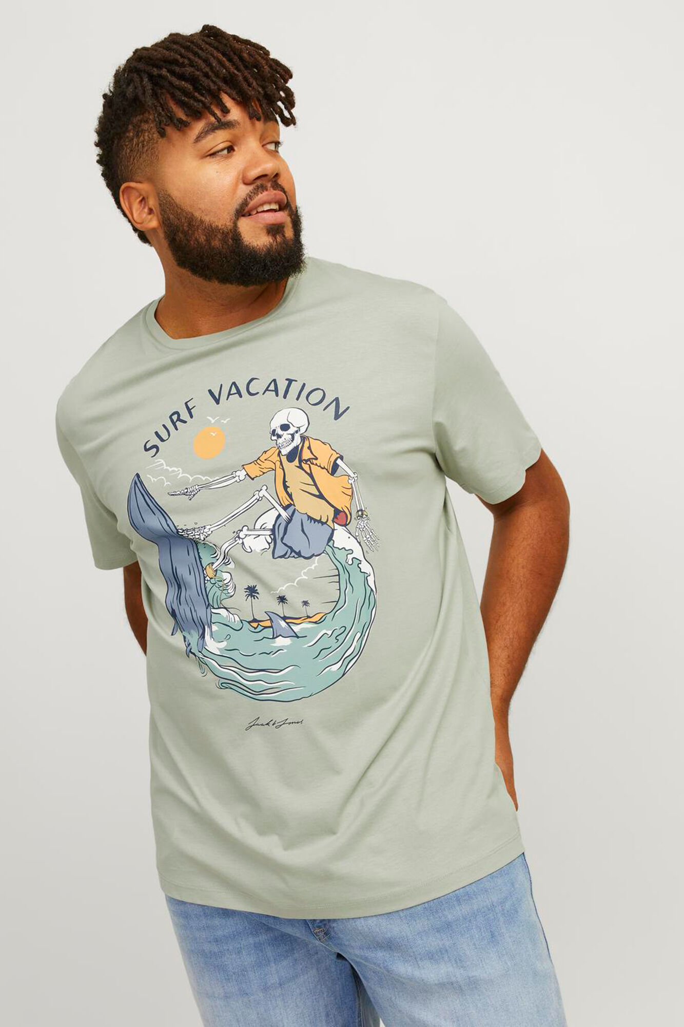 Jack & Jones PLUS Camiseta est&aacute;ndar fit Zion Plus