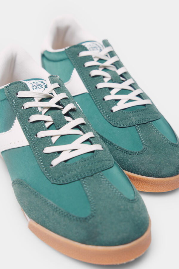 Springfield T&ecirc;nis de tecido estilo retr&ocirc; verde