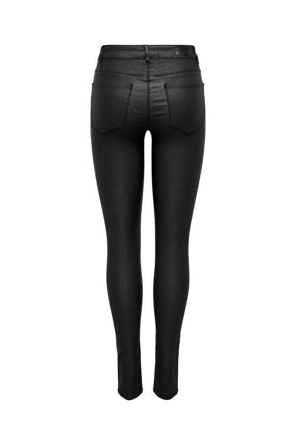 Springfield Calças skinny enceradas preto