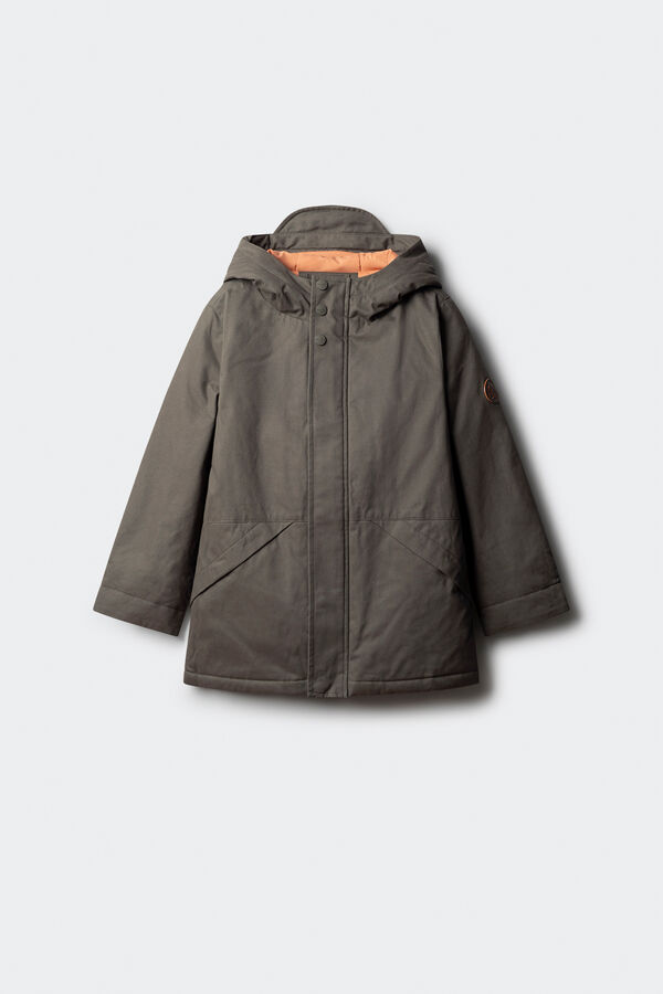 Springfield Kids Parka gris ni&ntilde;o kaki