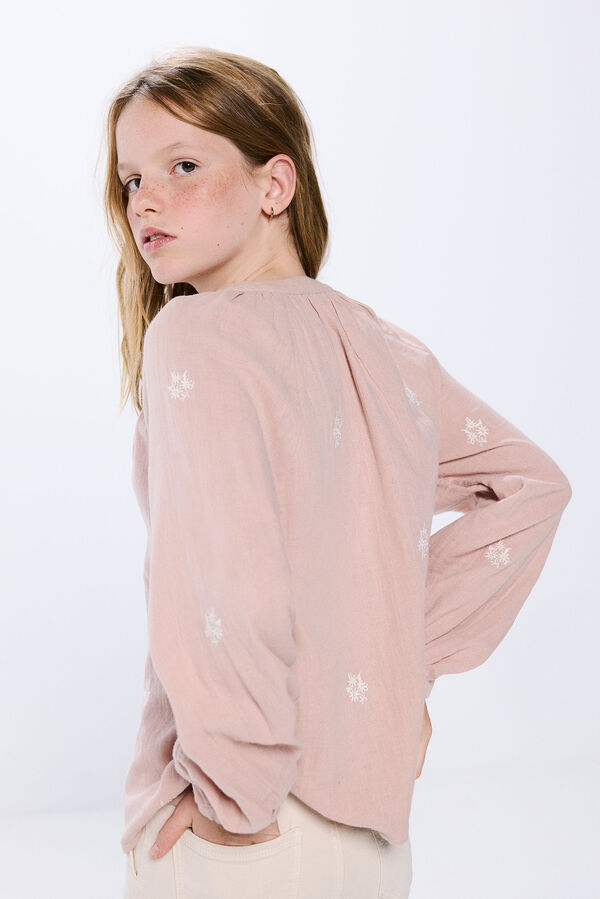Springfield Kids Blusa bordados ni&ntilde;a rosa