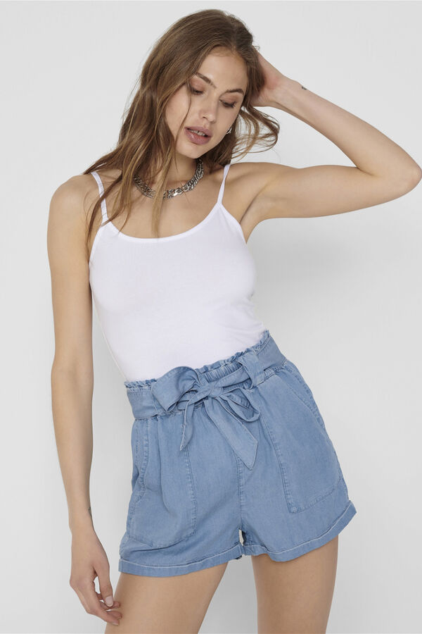 Only Top de tirantes blanco