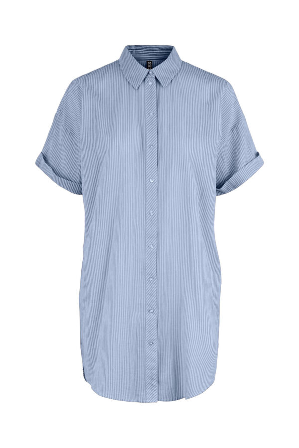 Pieces Camisa de manga corta azul