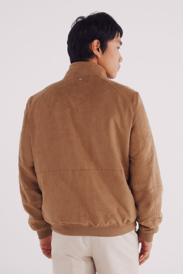 Springfield Cazadora efecto ante beige