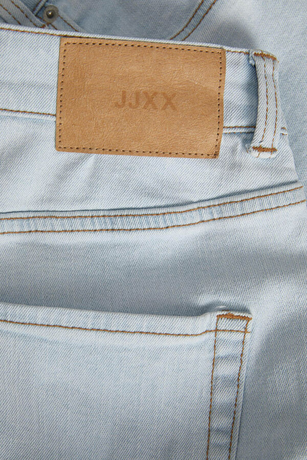 Jack & Jones Shorts vaqueros de tiro alto azul