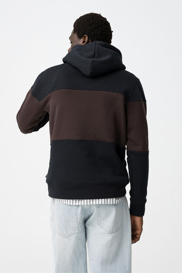 Tiffosi Moletom com capuz e bordado frontal azul