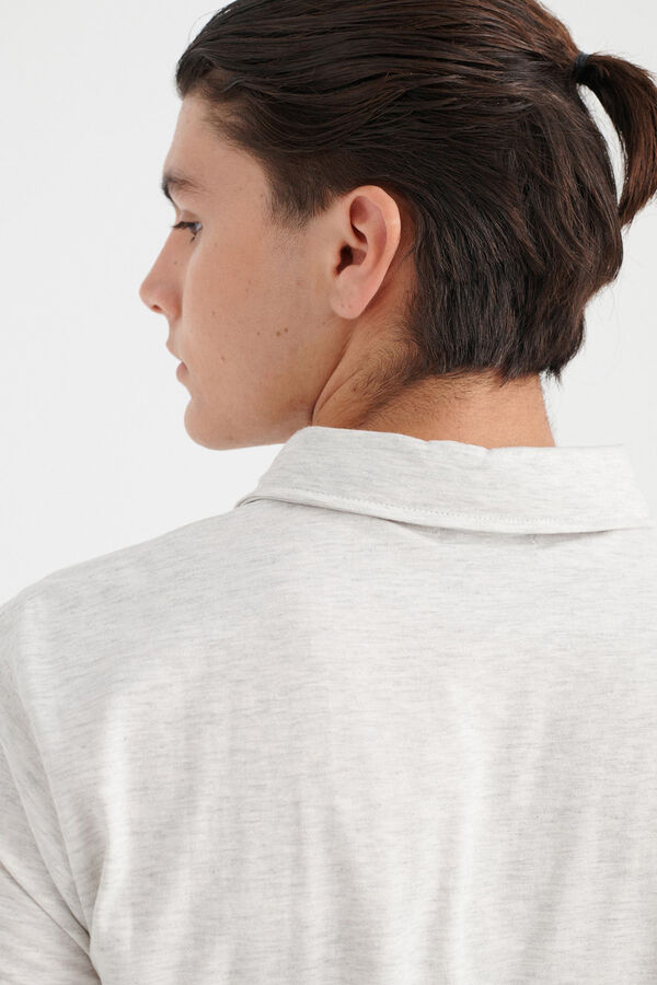 Inside Polo B&aacute;sico gris