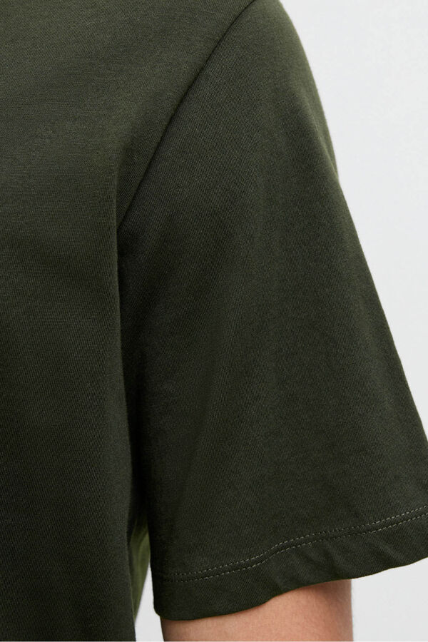 Jack & Jones PLUS Camiseta logo frontal verde