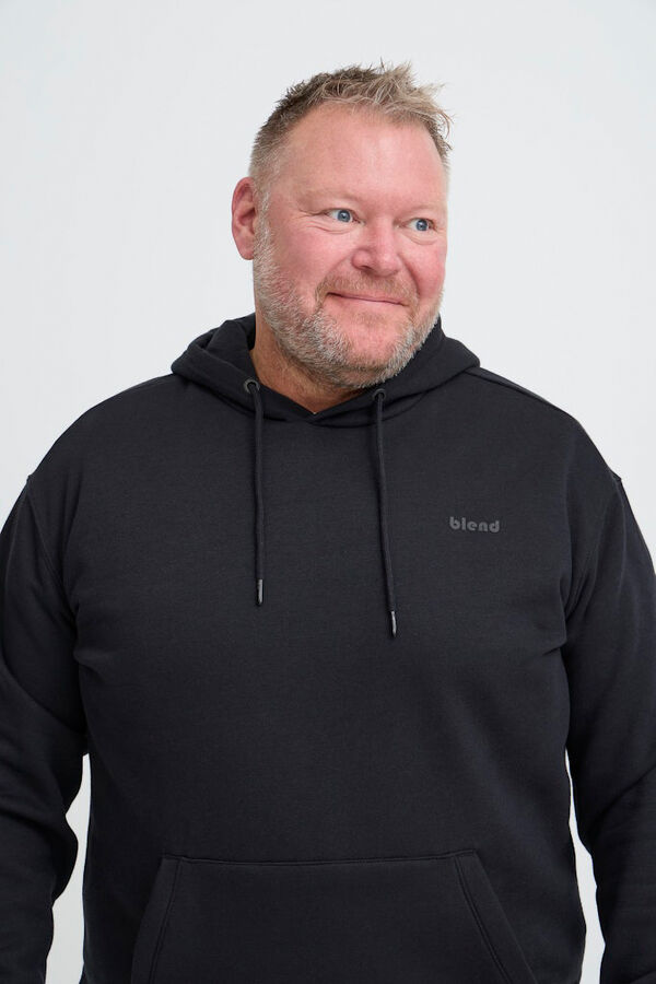 Blend PLUS Sweatshirt com capuz preto