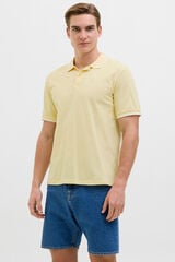 JJ REBEL Polo regular fit amarillo