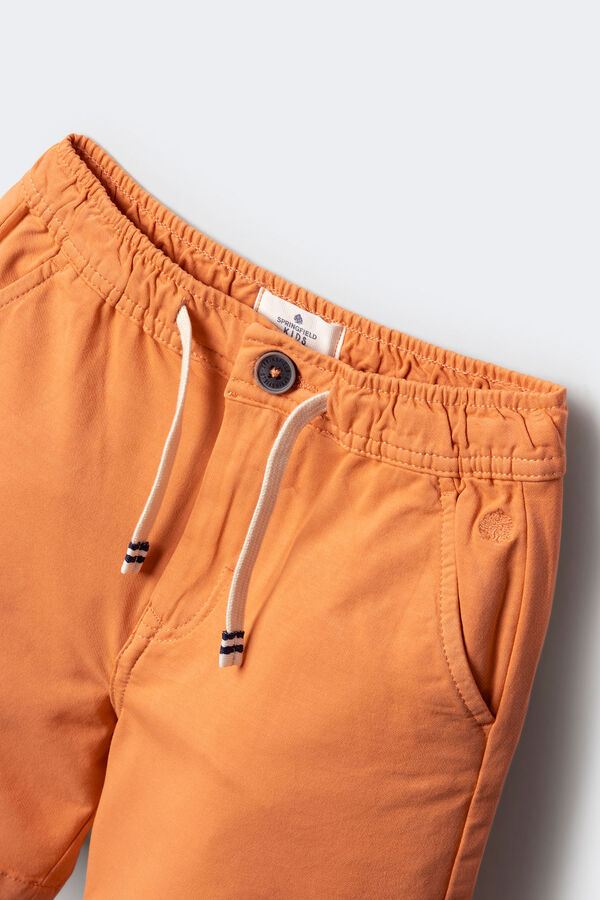 Springfield Kids Bermuda chino para niño rojo