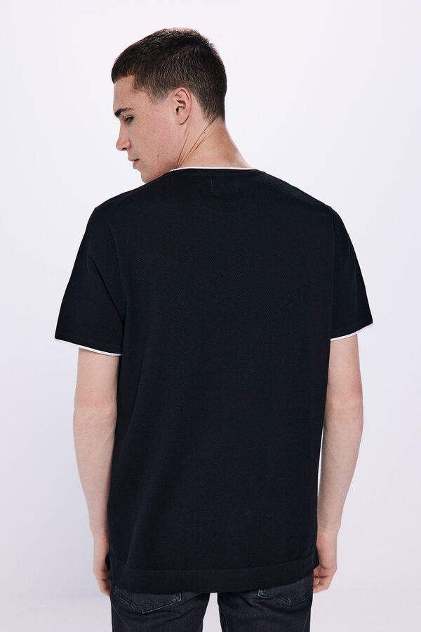 Springfield Camisola manga curta preto