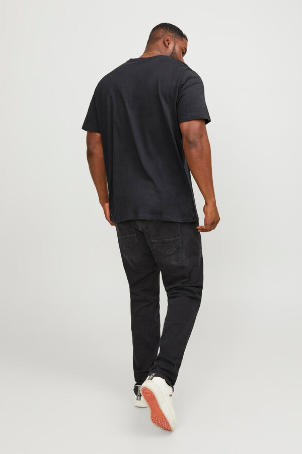 Jack & Jones PLUS Camiseta fit est&aacute;ndar azul