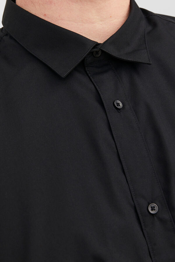 Jack & Jones PLUS Camisa Slim Fit Plus preto