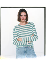 Springfield Camiseta Estampada Botones Hombro verde