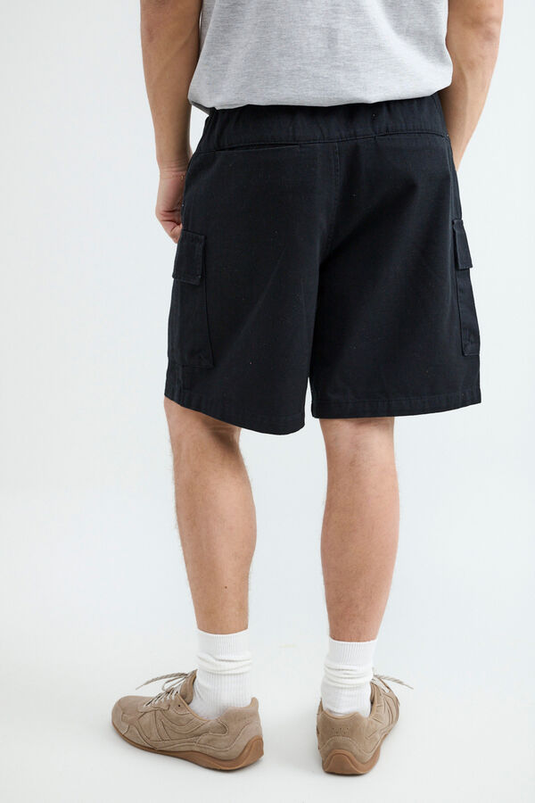 Balmohk Bermuda cargo negro