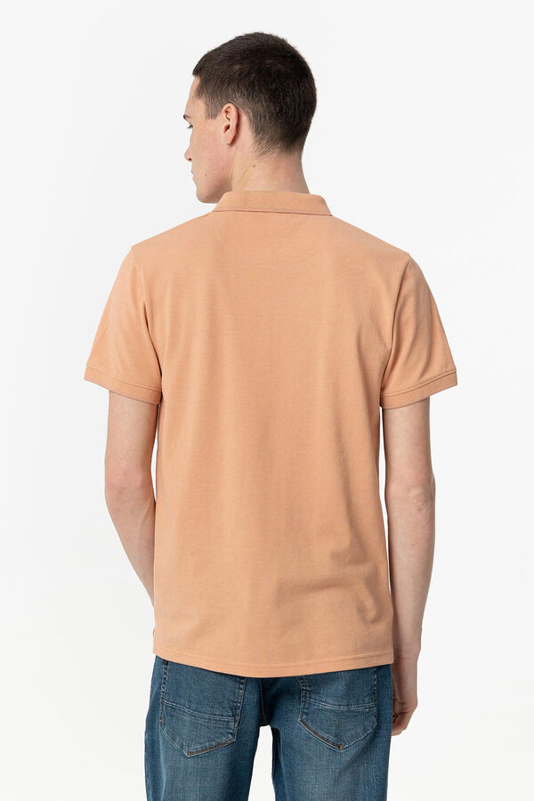 Tiffosi Polo Piqu&eacute; com Bolso vermelho