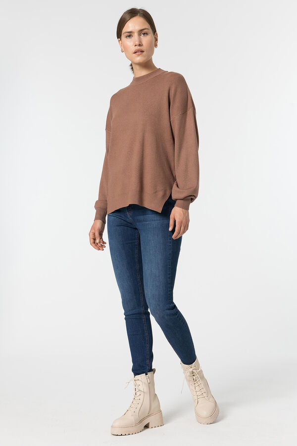 Tiffosi Jeans Skinny Tiro Alto azul